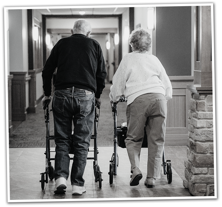 Park Vista Resident Couple Walking