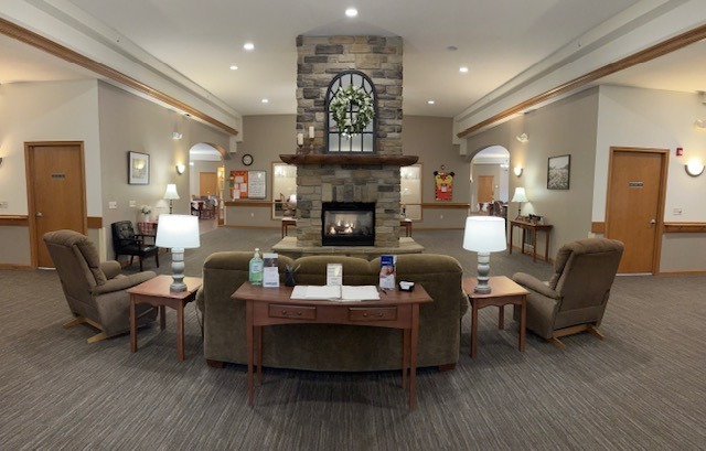 Entrance to Arborwood Lodge Assisted Living Community